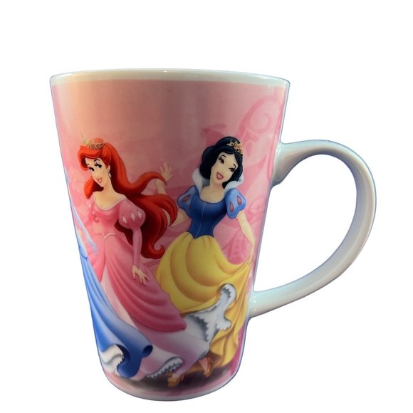 Disney Princess Mug Jasmine Aurora Belle Cinderella Ariel Snow White - Picture 2 of 6